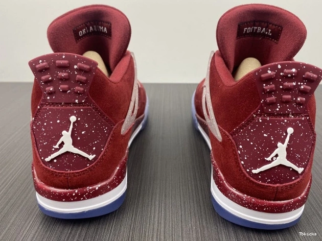 Cheap TBK Retro 4 Sooners AJ4-904282 Oklahoma Jordan PE 0821